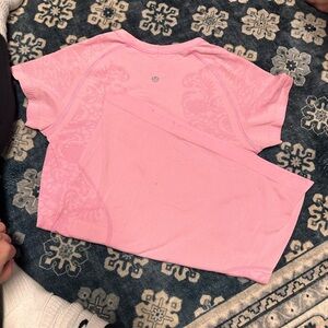 Lululemon Swiftly Tech Short Sleeve Tee|Size 8|Pink Lace Floral RARE